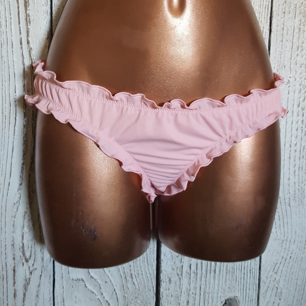 SOLD* Victoria's Secret Floral & Ruffle Bikini - Picture 2 of 5